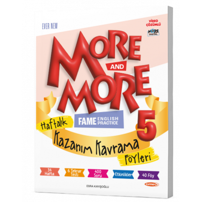 5 MORE&MORE HAFTALIK KAZANIM KAVRAMA FÖYLERI (40 FÖY)