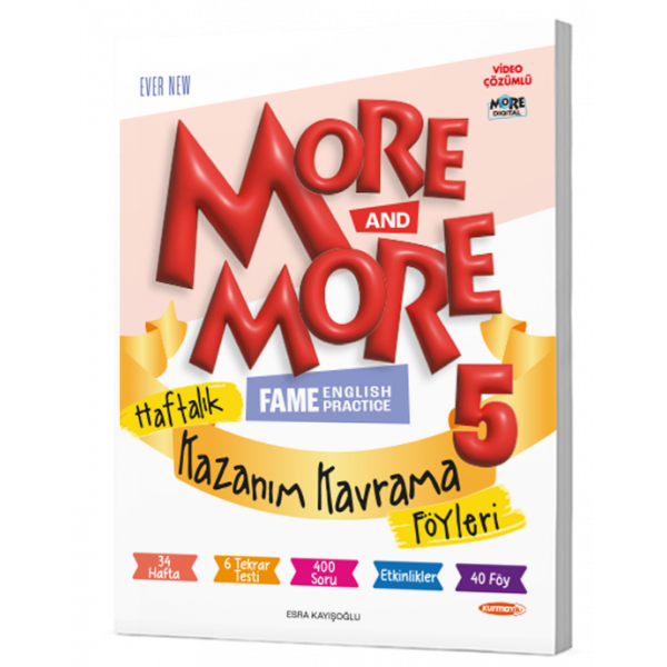 5 MORE&MORE HAFTALIK KAZANIM KAVRAMA FÖYLERI (40 FÖY)