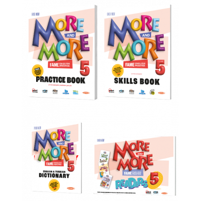 5 MORE&MORE PRACTICE BOOK & SKILLS BOOK & DICTIONARY & READERS (4 LÜ SET)