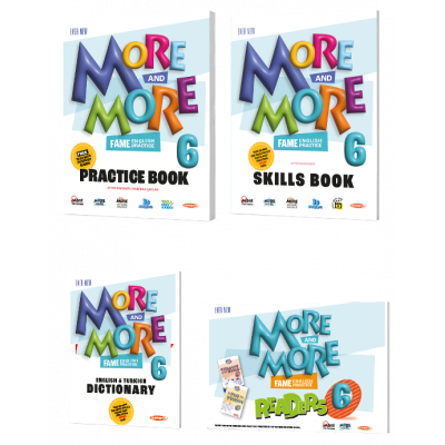 6 MORE&MORE PRACTICE BOOK & SKILLS BOOK & DICTIONARY & READERS (4 LÜ SET)