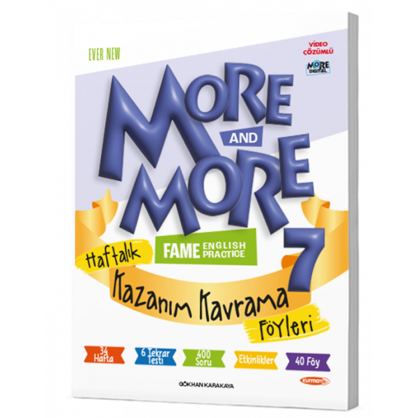 7 MORE&MORE HAFTALIK KAZANIM KAVRAMA FÖYLERI (40 FÖY)