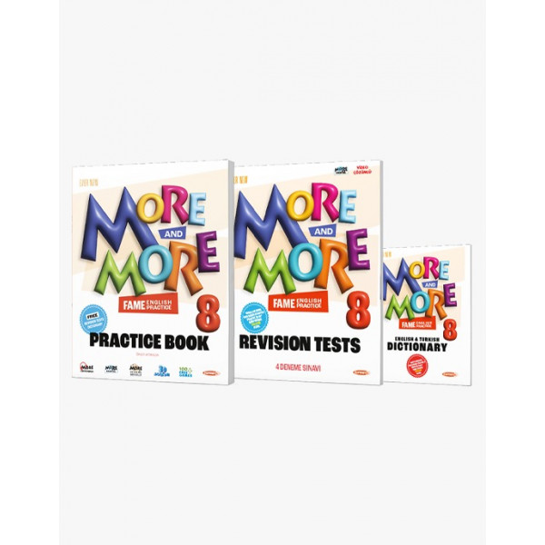 8 MORE&MORE PRACTICE BOOK & DICTIONARY & REVISION TESTS (3 LÜ SET)