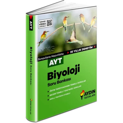 AYDIN YAYINLARI AYT BİYOLOJİ SORU BANKASI